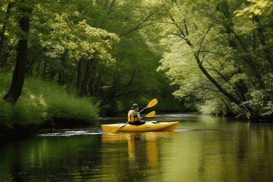 Kayaking Locations for Beginners placid lake kayaking